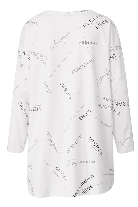 T-Shirt, Writing-Print, Rundhals, Langarm
