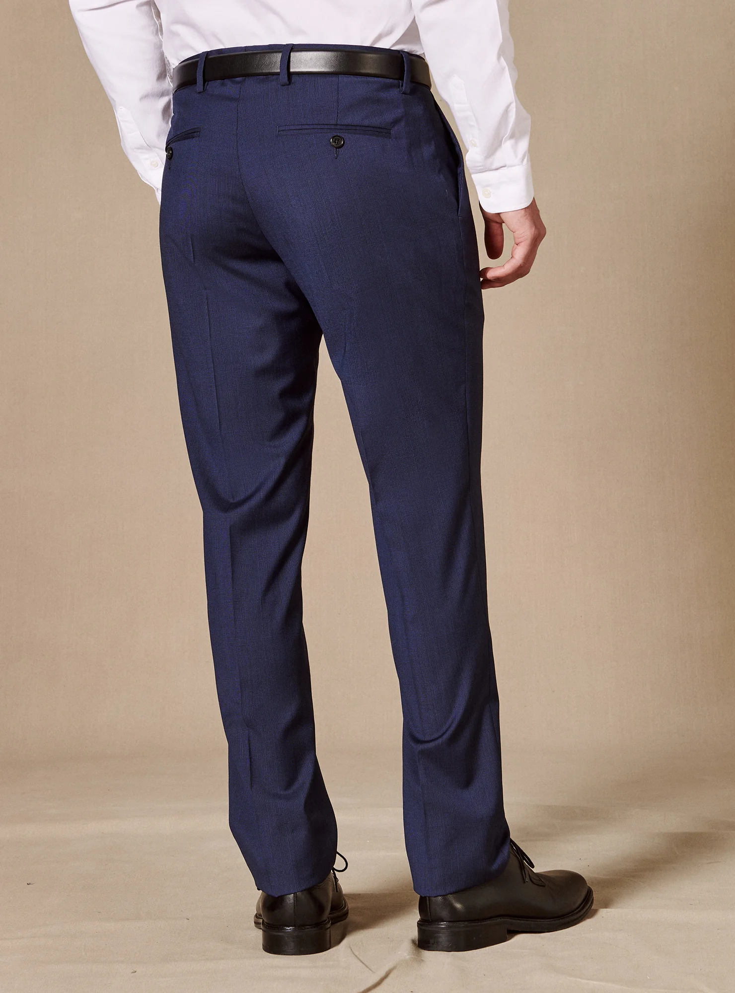 Pantalon de Costume en laine Gekko Navy