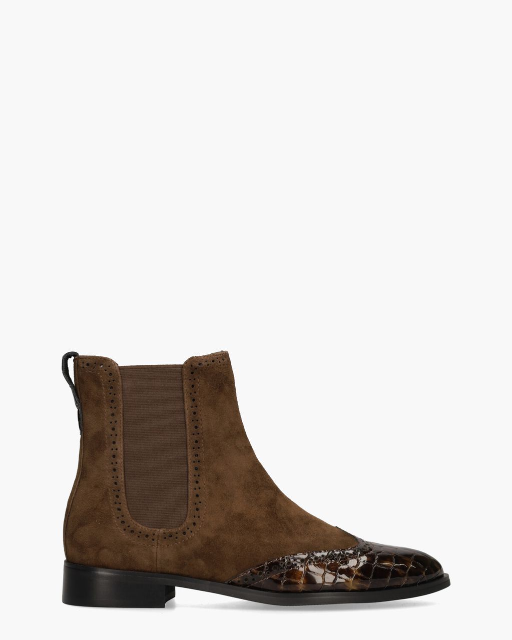 Di Lauro Sheralyn Donkerbruin Dames Chelseaboots