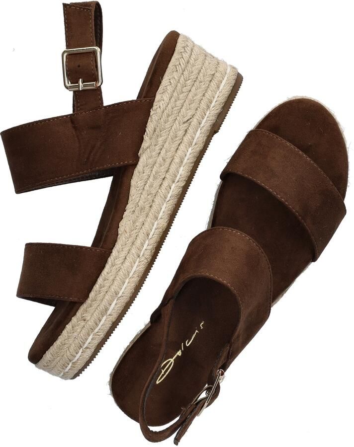 Dolcis espadrilles bruin