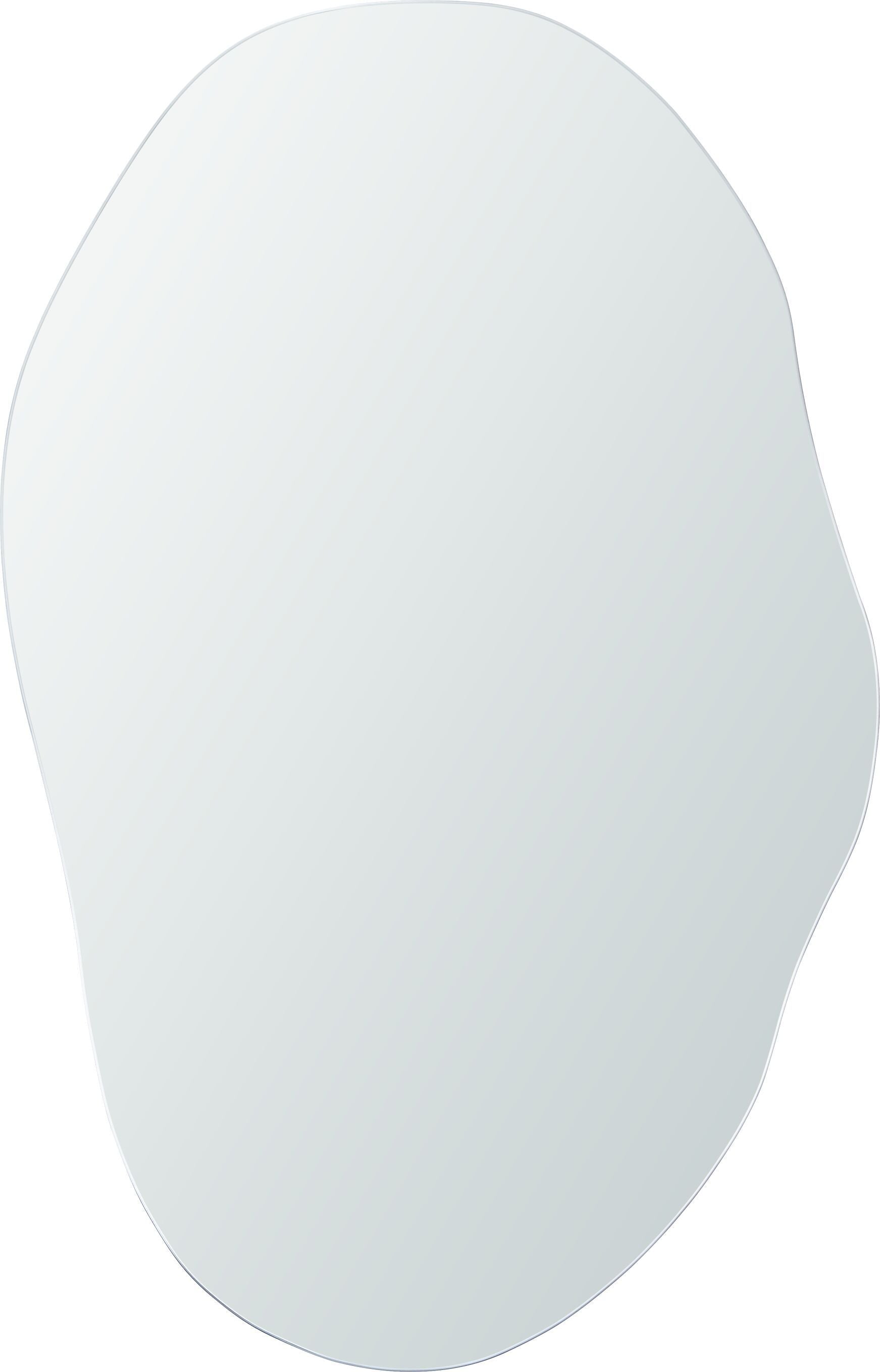 ELFI Spiegel - Schwarz / B: 50.0 cm x T: 3.0 cm x H: 78.0 cm