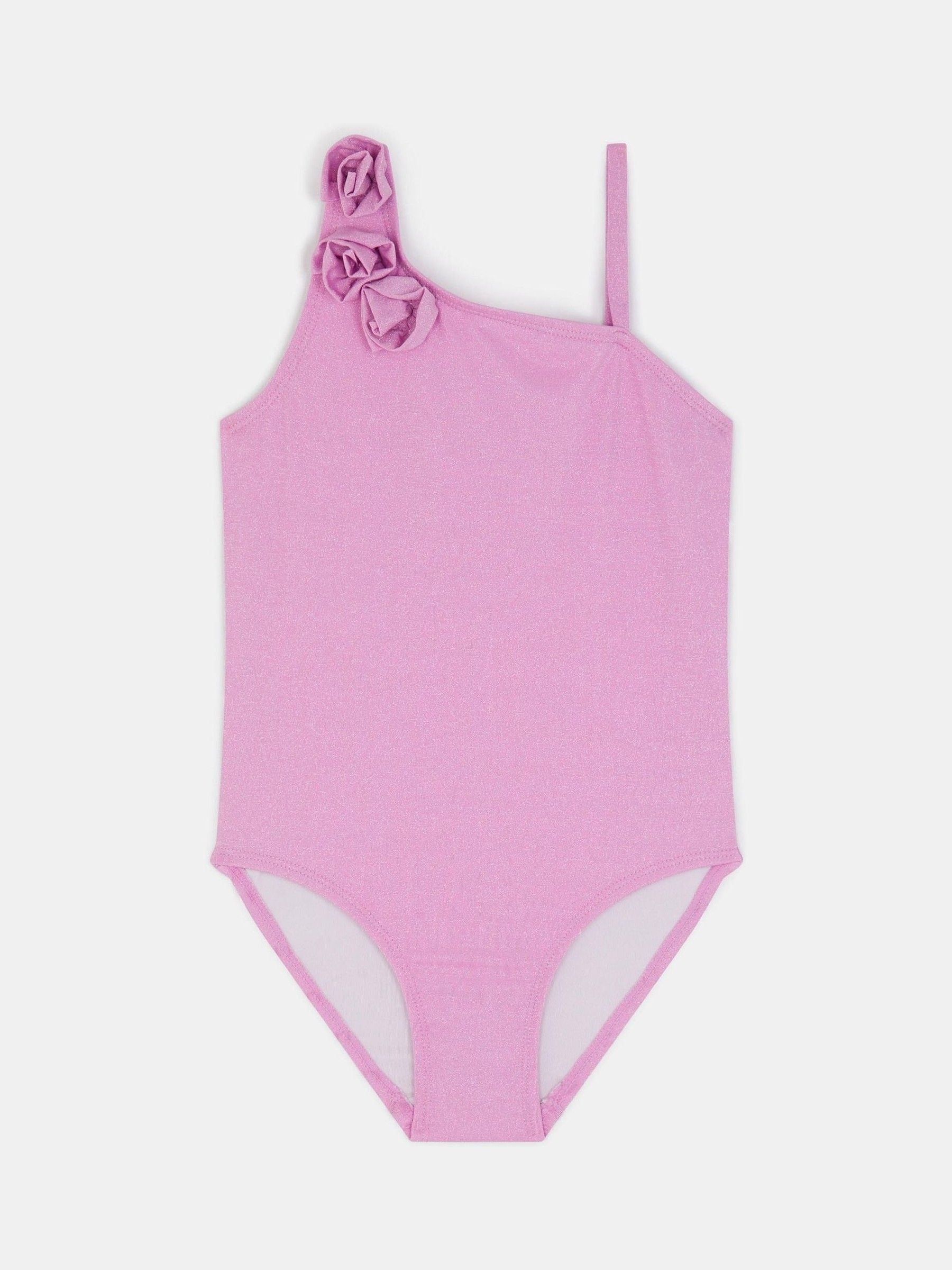 Angels By Accessorize Girls Flower Corsage Swimsuit