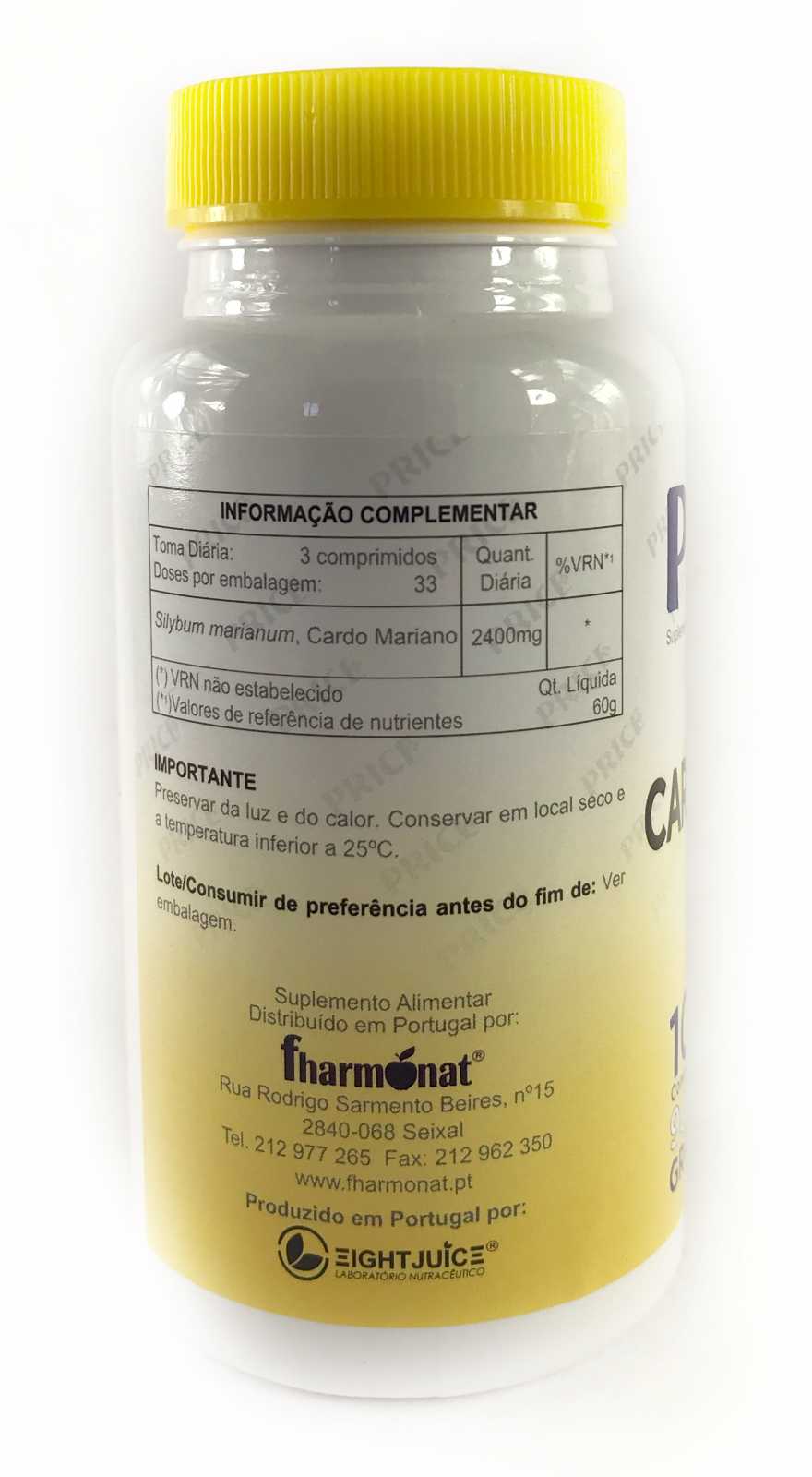 Fharmonat Cardo Mariano 2400 mg 100 Comprimidos