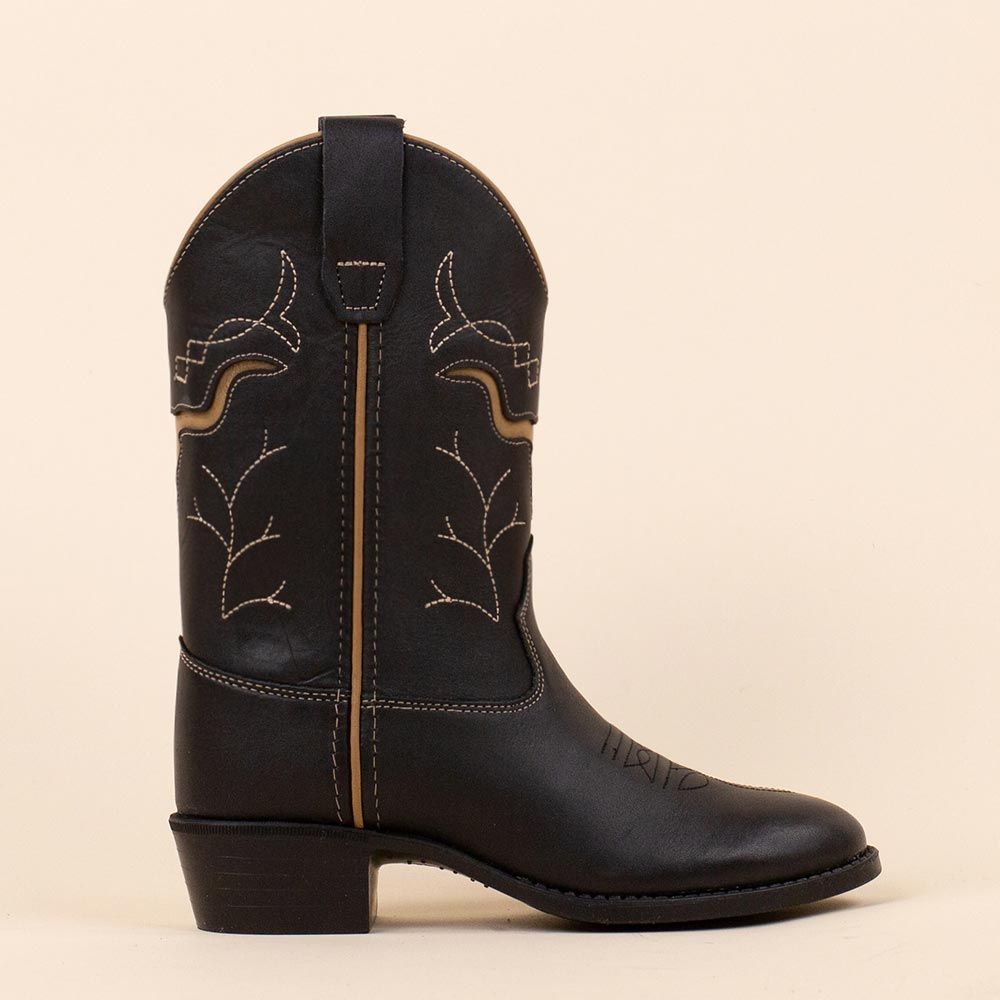 Old West 1153 cowboylaarsjes Zwart