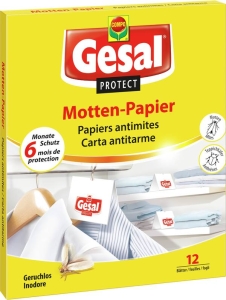 GESAL Protect Motten Papier, 12 Stück