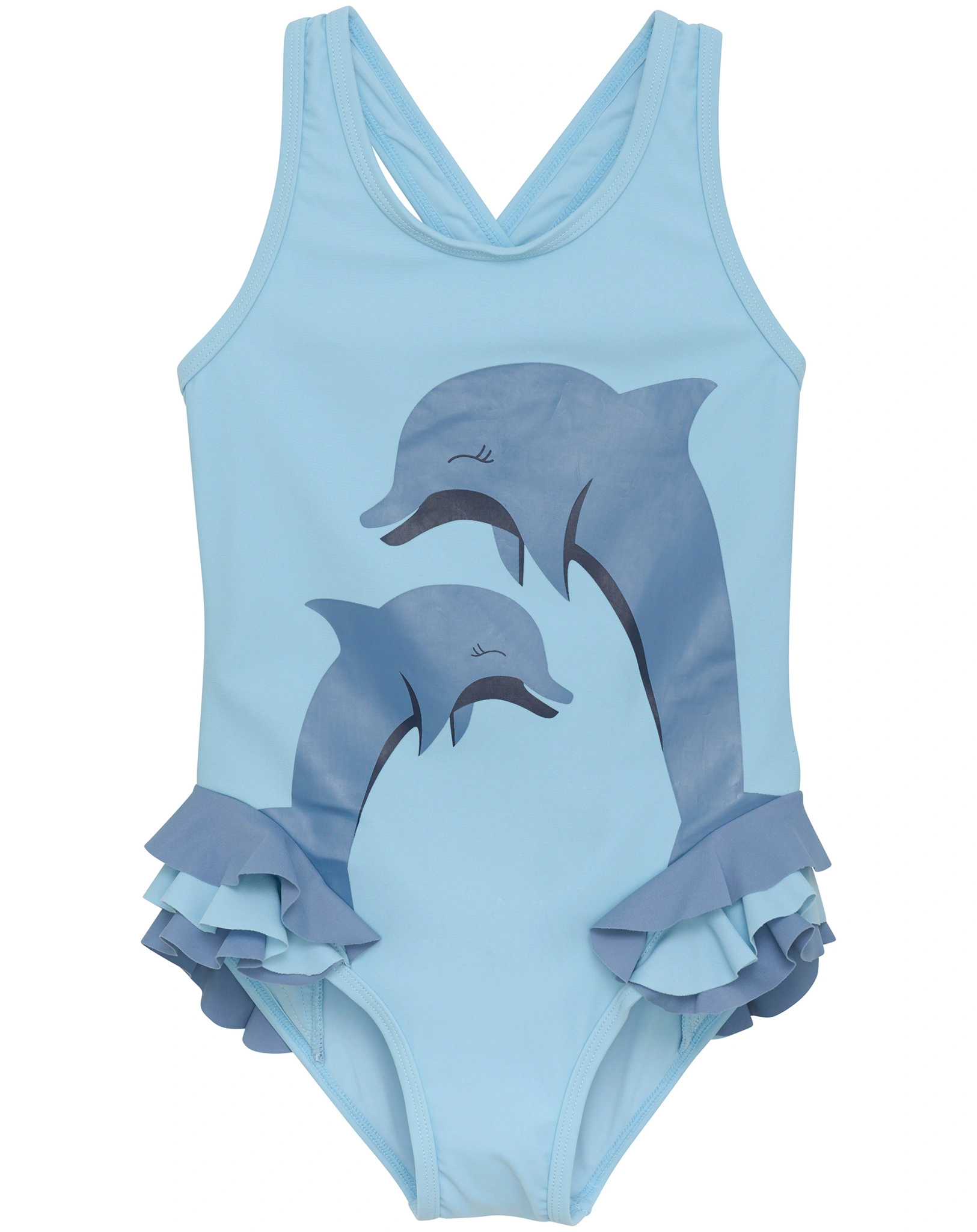 Badeanzug JUMPING DOLPHINS in cerulean