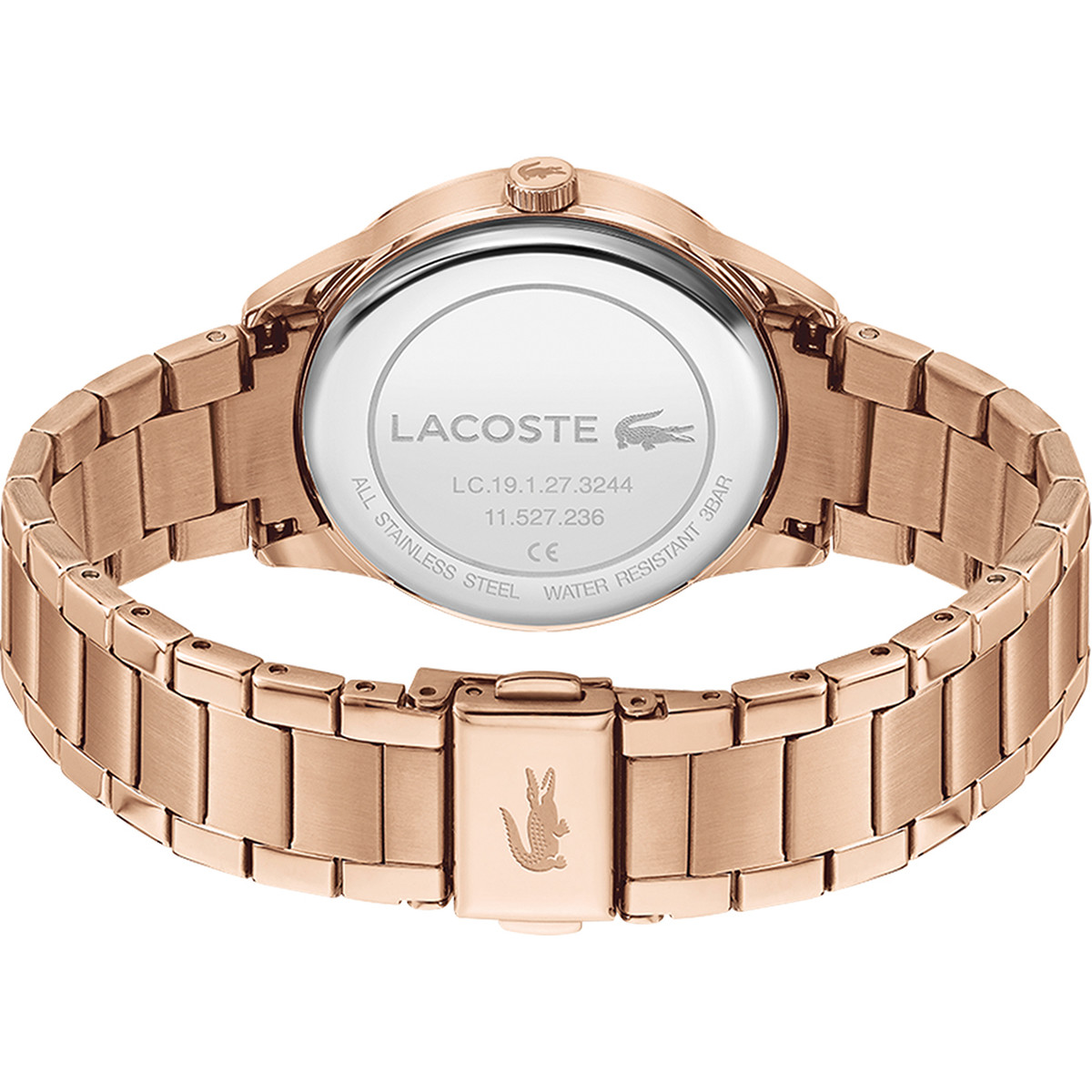 Montre Lacoste femme acier doré rose