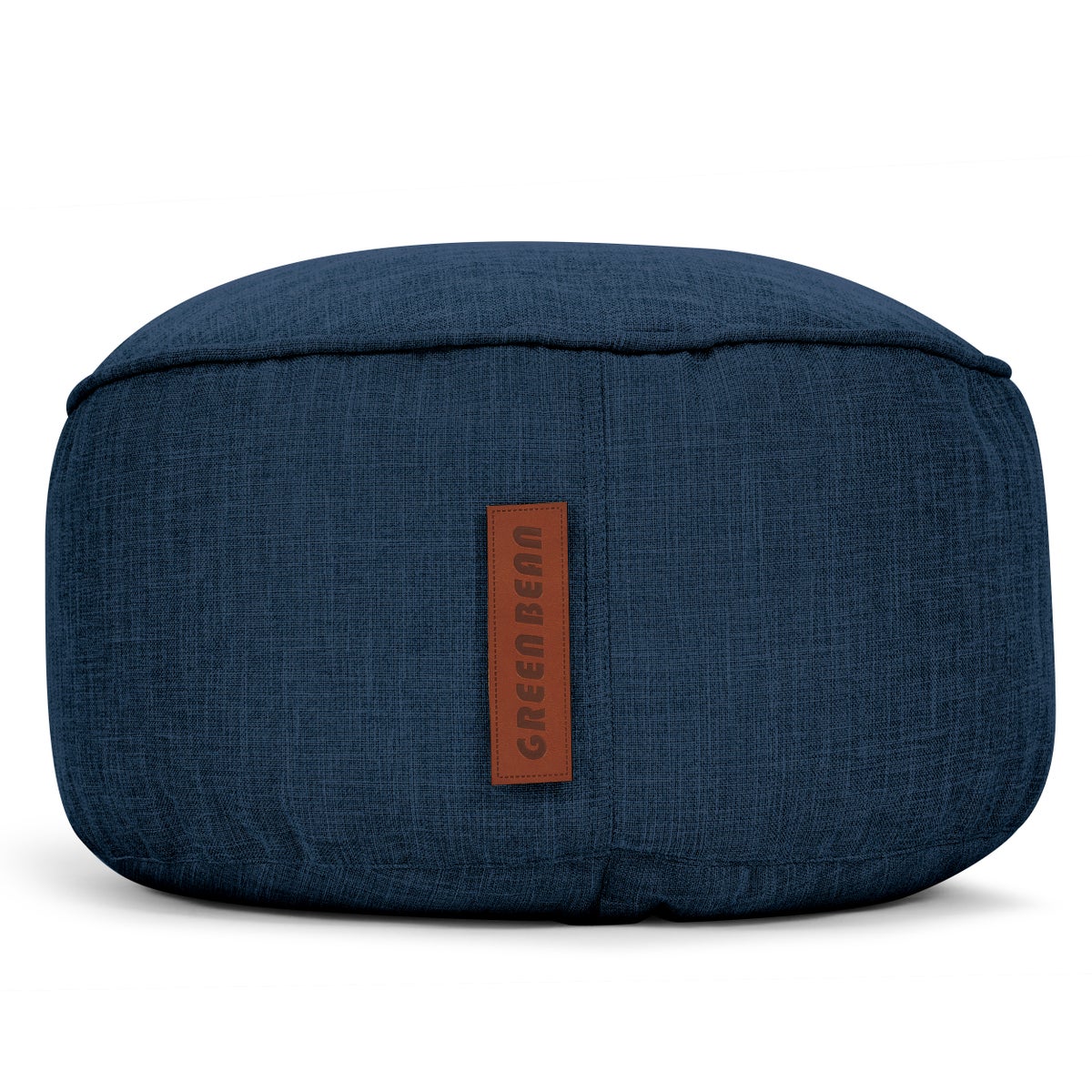 Green Bean Zitzakkruk 45x25cm met EPS-korrelvulling - Voetenbank Voetkussen Zitpoef voor Zitzakken - Vloerkussen voor Kinderen en Volwassenen - Voetsteun Zitkussen Zitkruk Donkerblauw