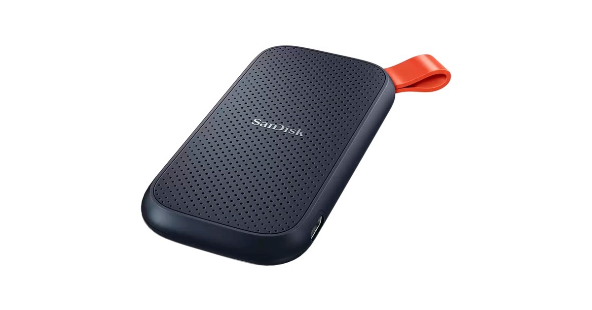 SanDiskPortable 2 TB externe SSD  (Antraciet, USB-C)