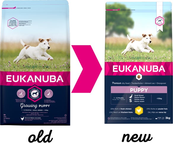 Eukanuba hondenvoer puppy klein kip 3 kg