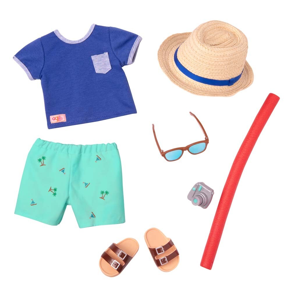 Our Generation Deluxe Outfit Beach Boy Junge für 46 cm Puppen