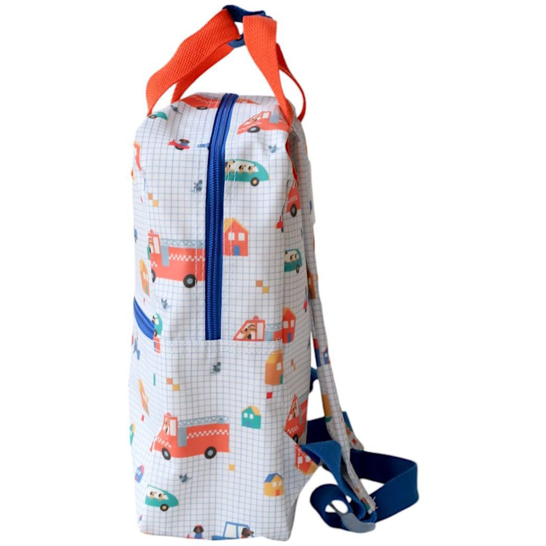le petit souk kleuterrugzak - voertuigen en honden - 30 cm