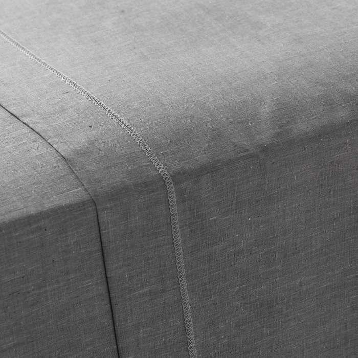 DRAP PLAT 1 PERSONNE 180X290CM ACTUALLY GRIS