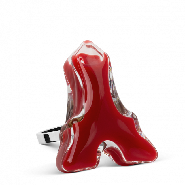 Bague en verre soufflé - Tower Milk