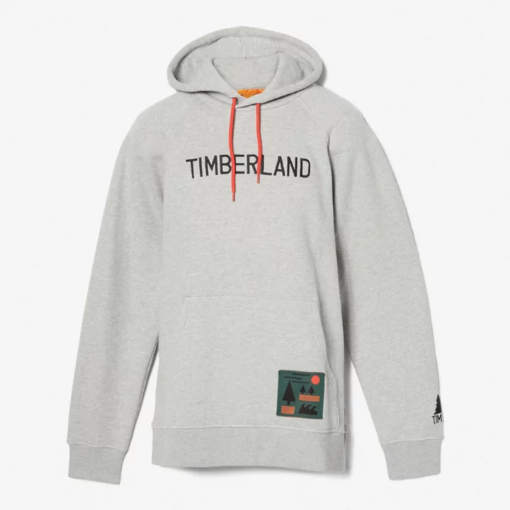 Moletom Timberland x Nina Chanel Abney na cor cinza
