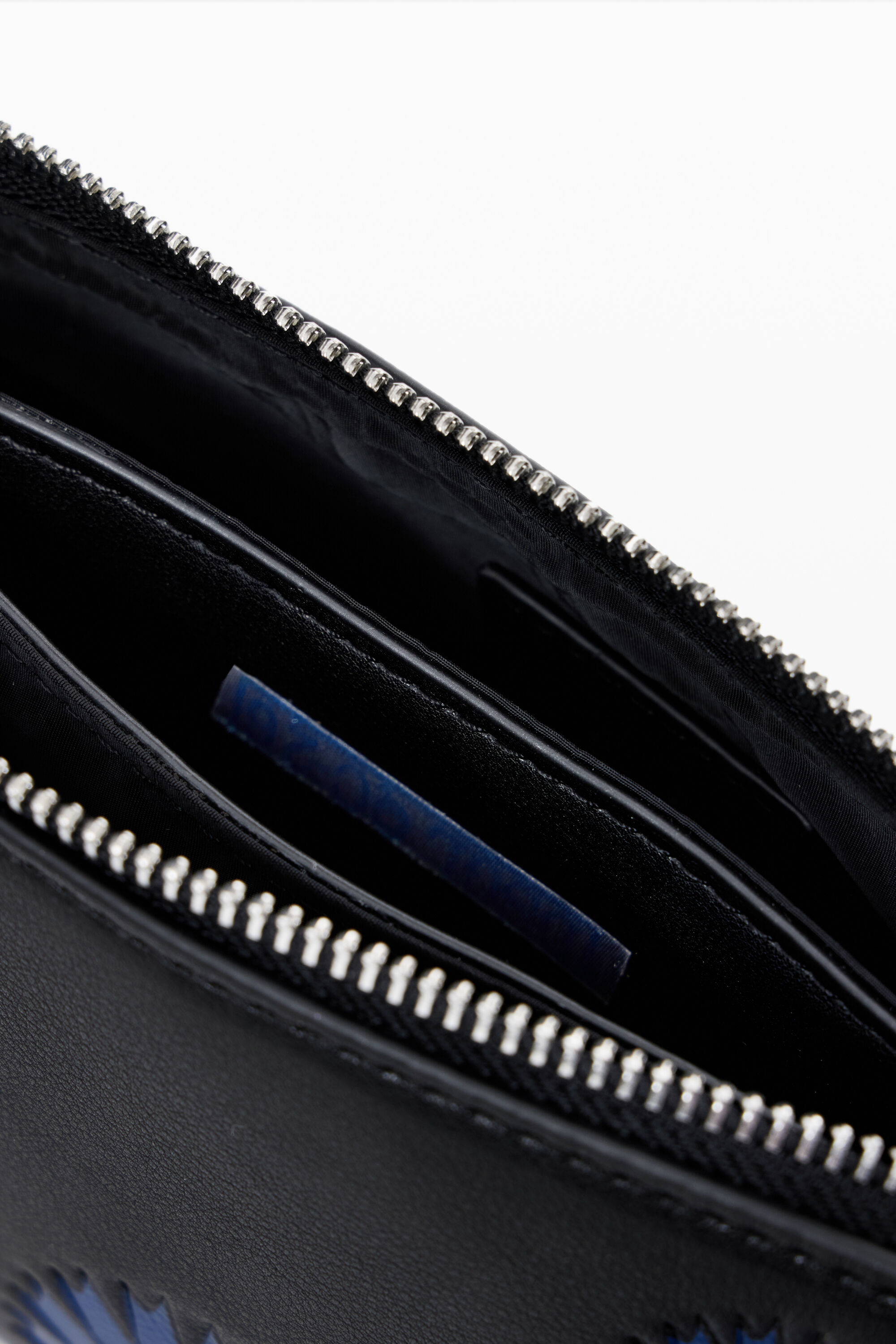 Bolsa de ombro pequena com estampa de girassol