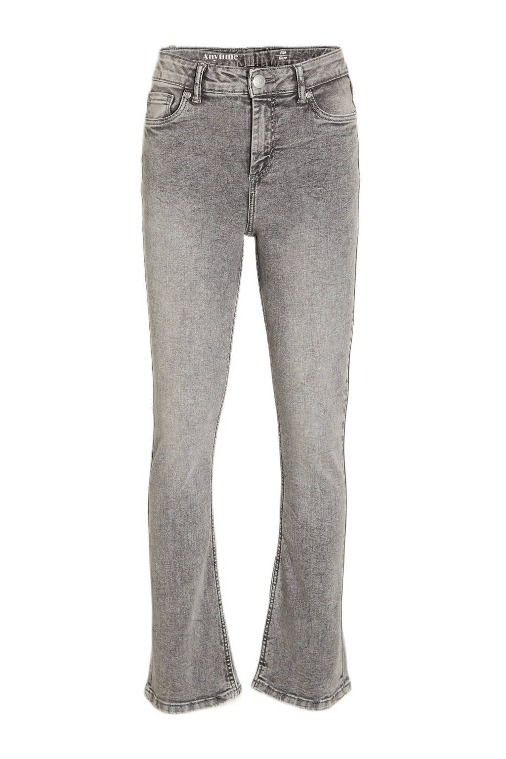 anytime flared jeans grijs