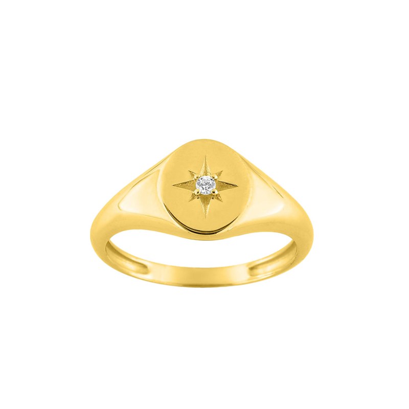 Bague Femme - Oxyde de zirconium - Or 18 Carats
