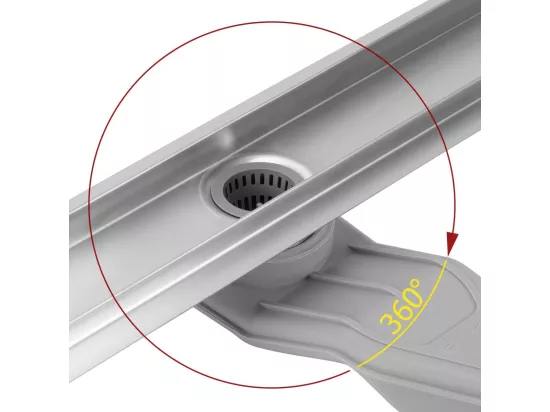 Drain Linéaire Rea Neox Superflow 700 Brush Steel