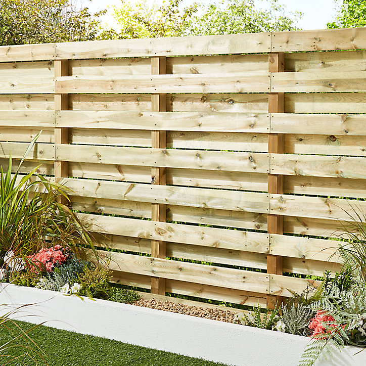 Poteau en bois Blooma vert 7 x 7 x h.180 cm