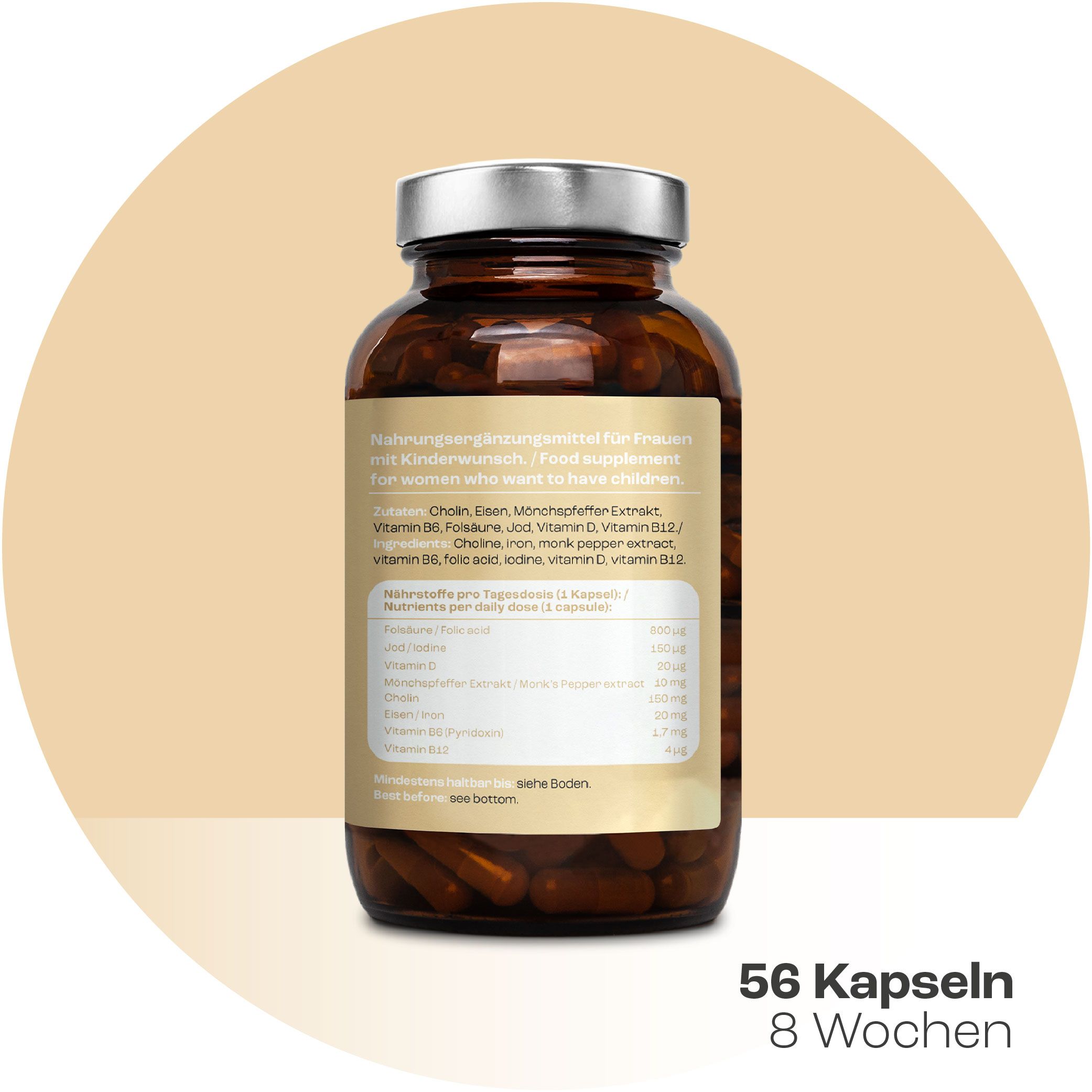 Mother Nature® Schwangerschaftsvitamine für den Kinderwunsch - Phase 0