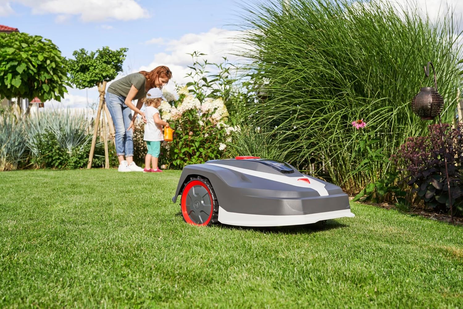 AL-KO Mähroboter Robolinho® 550W, Schnittbreite 20 cm, Li-Ion-Akku 20 V/2,5 Ah, für Flächen bis 550 m², max. Steigfähigkeit 45%, sehr leise 60 dbA