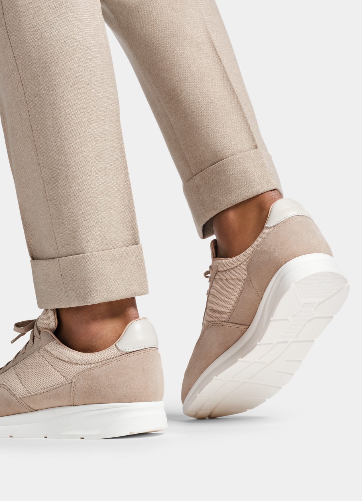 Sneakers Runner marron clair
