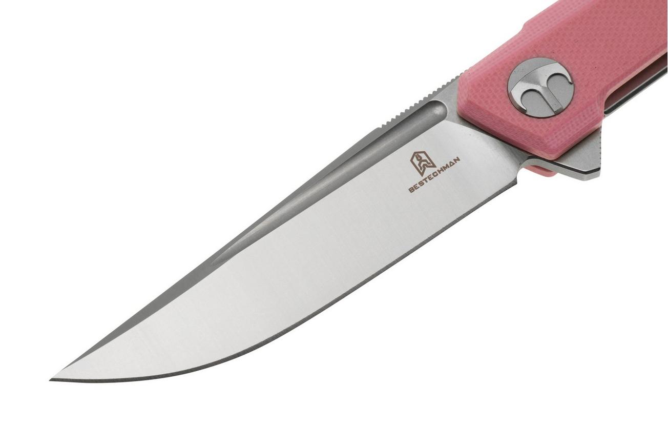 Bestechman Mini Dundee BMK03B Pink G10, zakmes