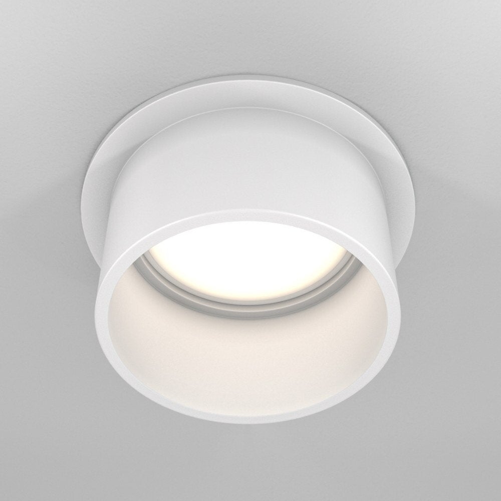 Reif inbouw plafondspot in wit GU10 55mm