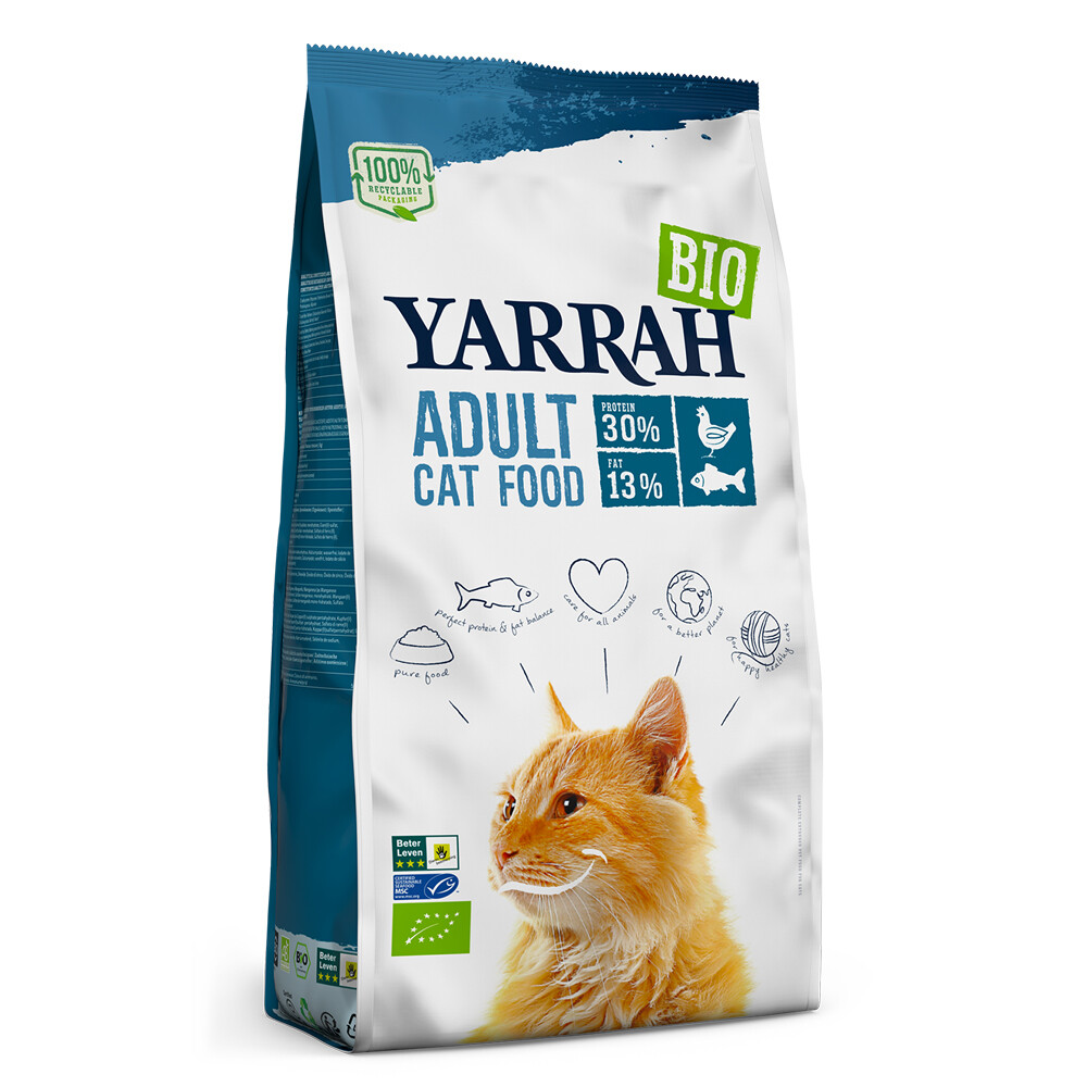 Yarrah Bio Kattenvoer Adult Vis2,4 kg