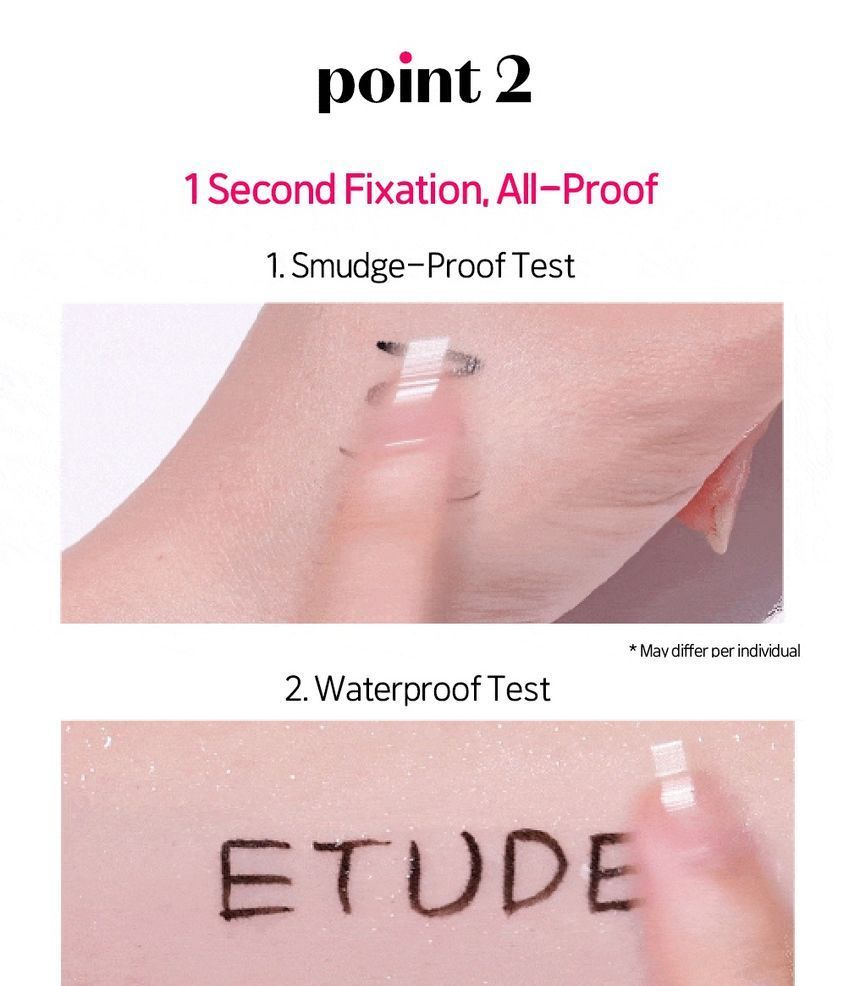 ETUDE - Line Fix Brush Liner - 2 kleuren