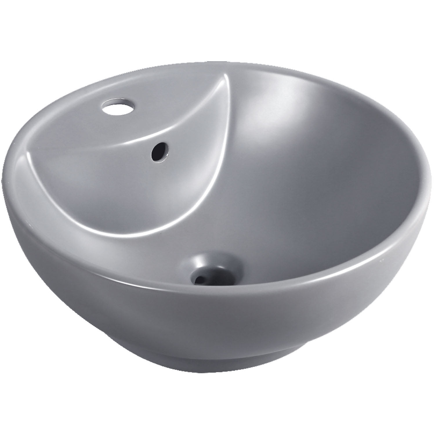 Kerra KR 191 GR waskom rond 46cm grijs