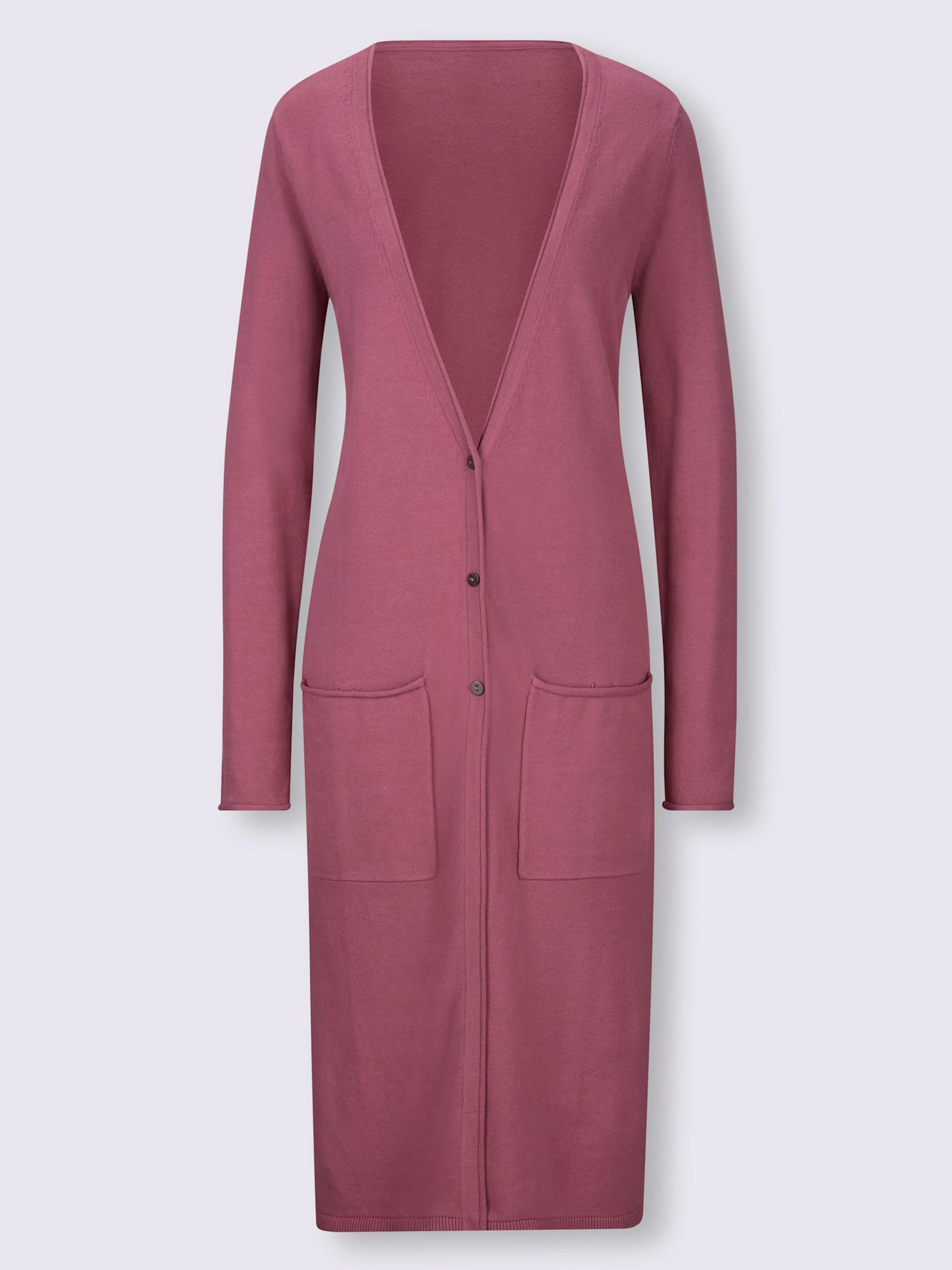 Veste longue en tricot look tendance