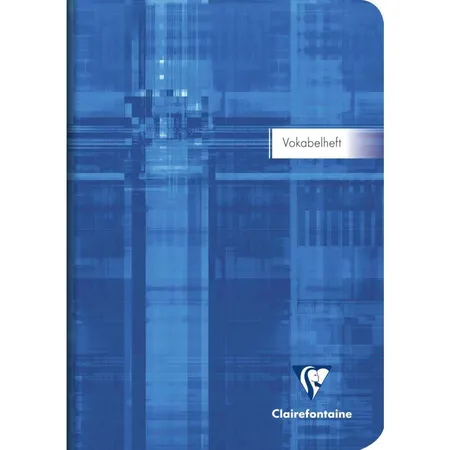 Clairefontaine Vokabelheft liniert, A5, 32 Blatt, sortiert