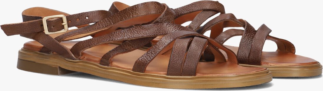 cognac ayana platte sandalen m05089