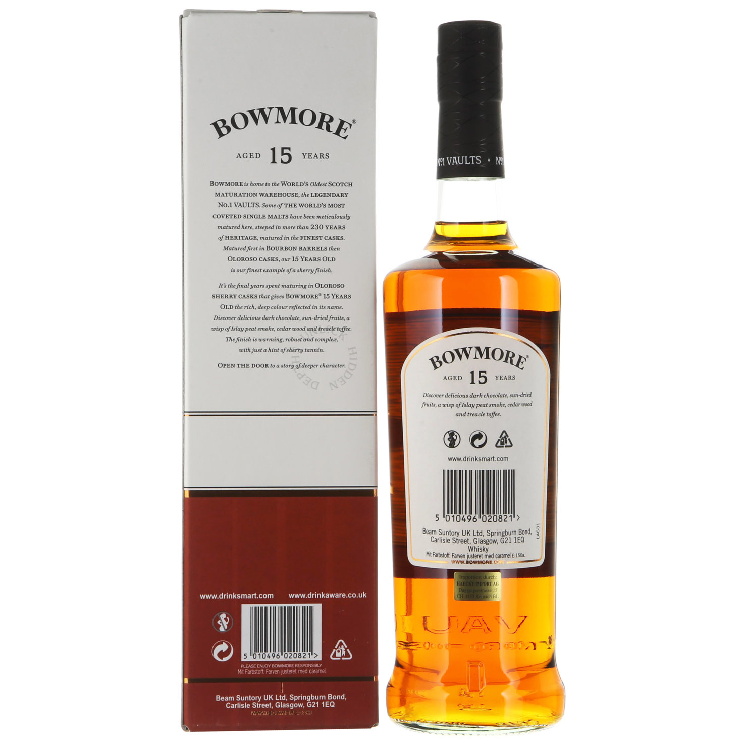 Bowmore Darkest Islay 15 Years -70cl