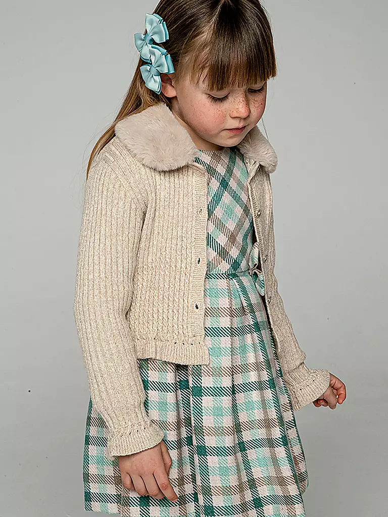 MAYORAL Mädchen Strickjacke gold
