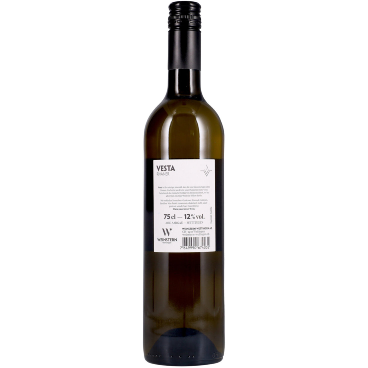 Aargau AOC Rivaner Vesta Weinstern -75cl