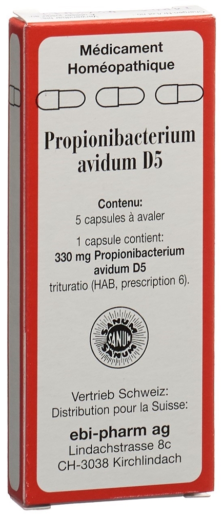 Propionibacterium Avidum Kaps 5 D 5 Stk