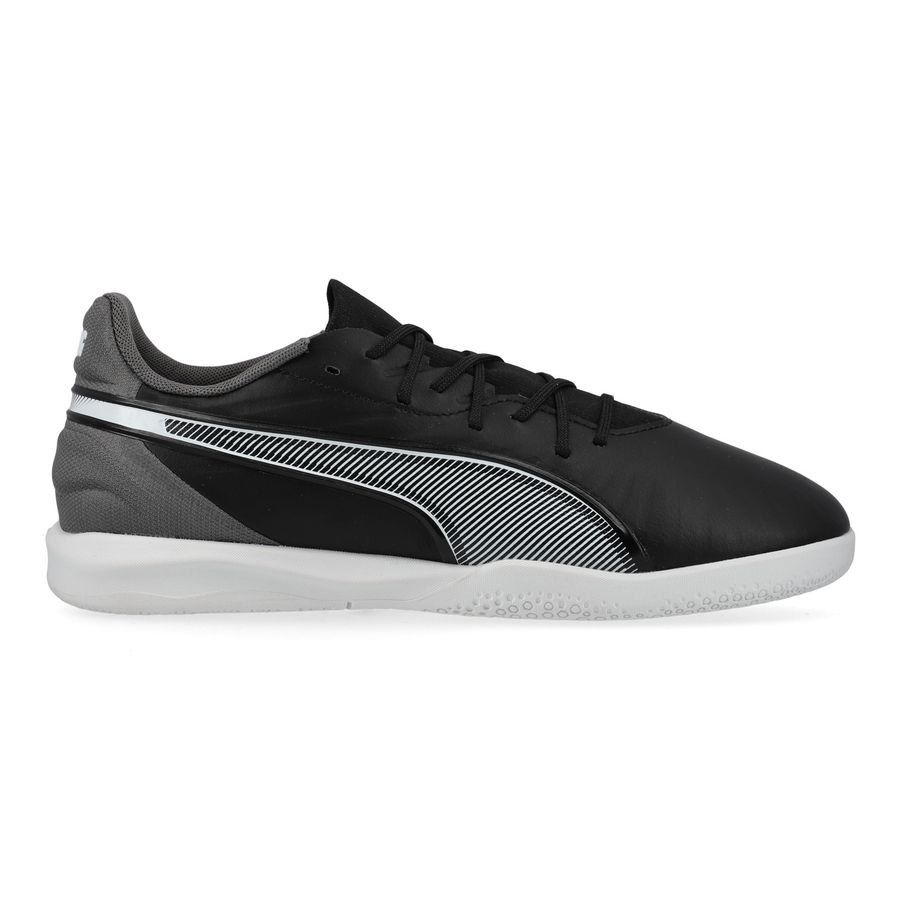 PUMA King Match IT Eclipse - Noir/Blanc/Cool Dark Gray Enfant