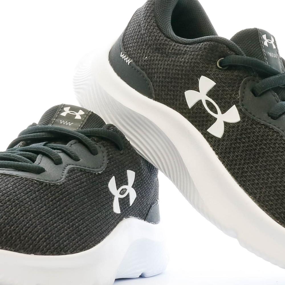 Under Armour Chaussures de running Noires/Blanches Femme Under Armour Micro 3024131