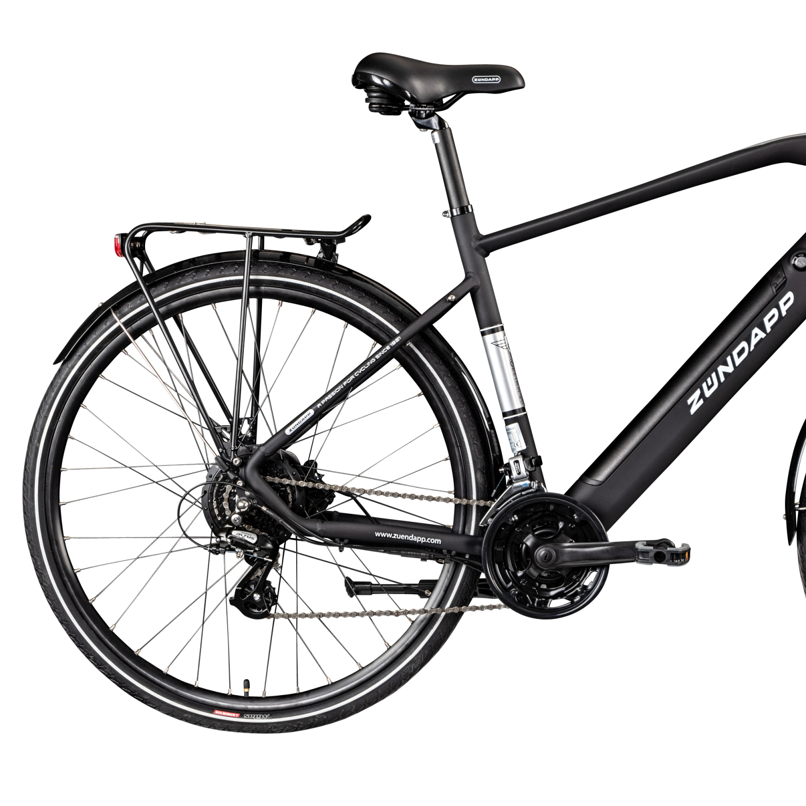 Zündapp Elektro Herren-Trekkingrad Z810 - schwarz - 52 cm