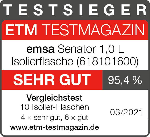 Emsa Isolierflasche 1,0 L SENATOR