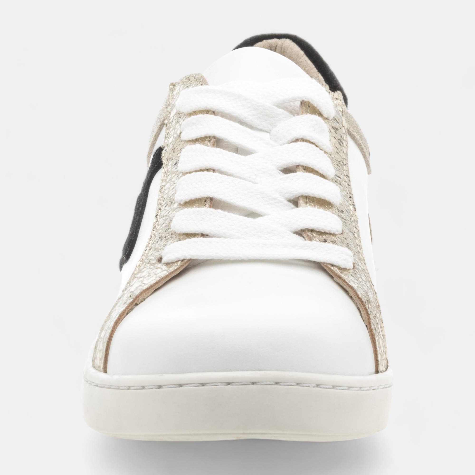 Baskets basses Femme en cuir blanc