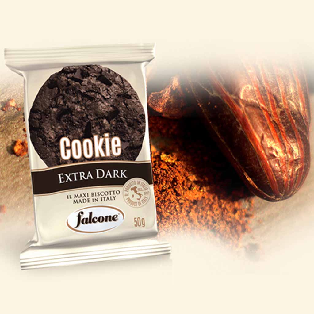 40x Falcone XXL-Cookies extra Dark á 50g=2kg MHD:25.10.25
