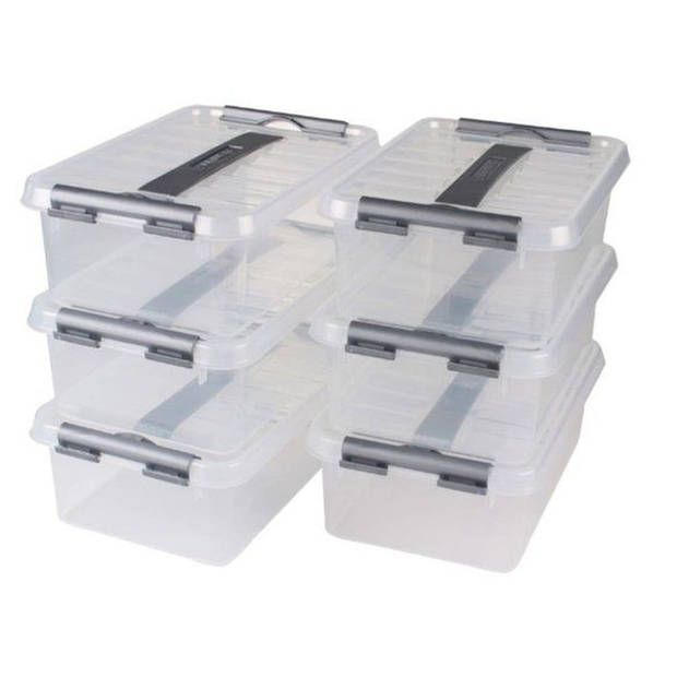 Sunware Q-line opbergbox 1 ltr transp. Opbergboxen