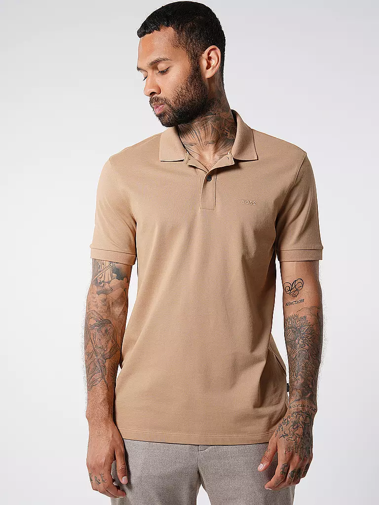 BOSS Poloshirt Regular Fit PALLAS beige