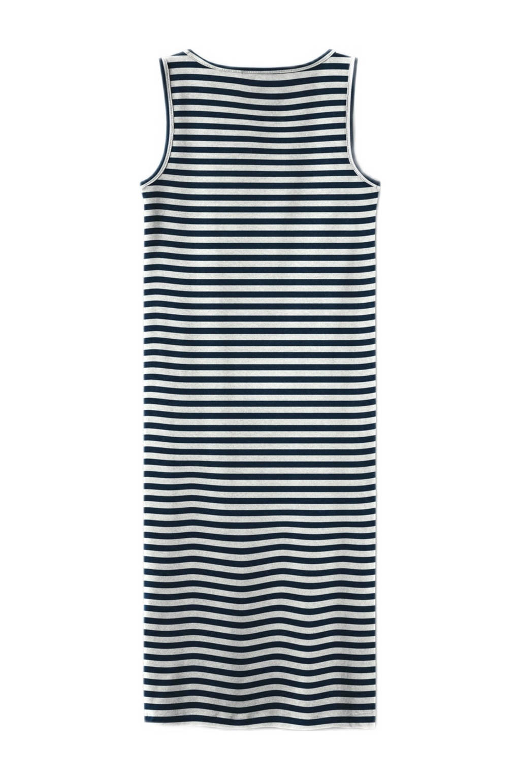 NAME IT gestreepte maxi jurk NKFVIPPA donkerblauw/wit