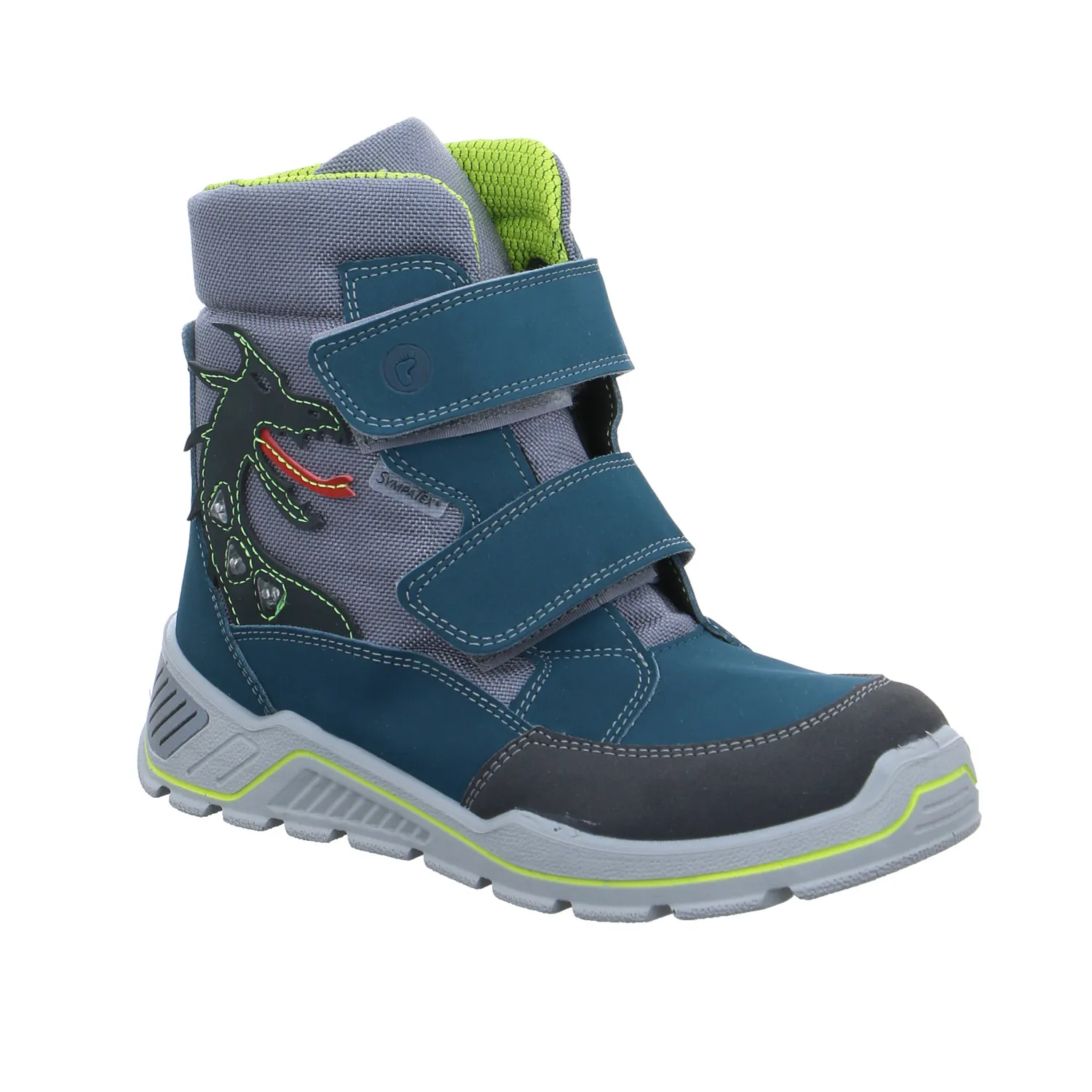 RICOSTA Kleinkinder-Snowboot  Membran Petrol Textil  Jungen Schneestiefel