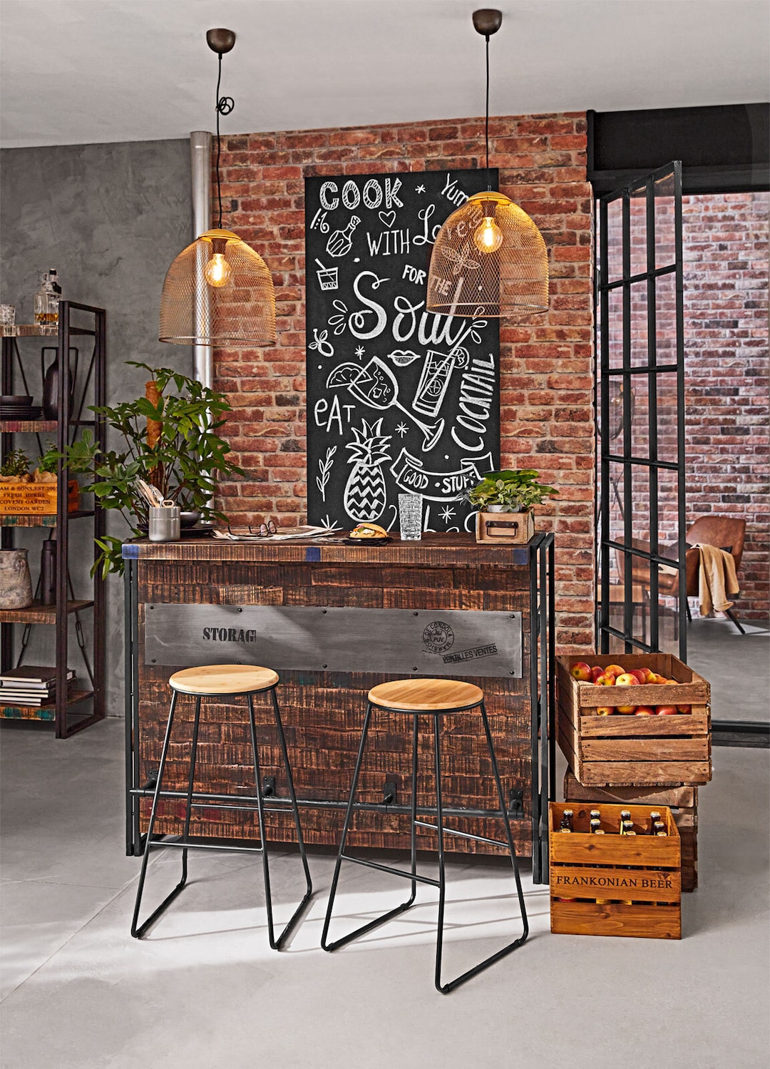 Bar WOODEN INDUSTRY Mango massiv